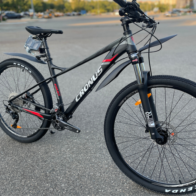 ВЕЛОСИПЕД CRONUS колеса 27.5" модель Dynamic Рама 19.5" черно-красный 2025 года - изображение 2