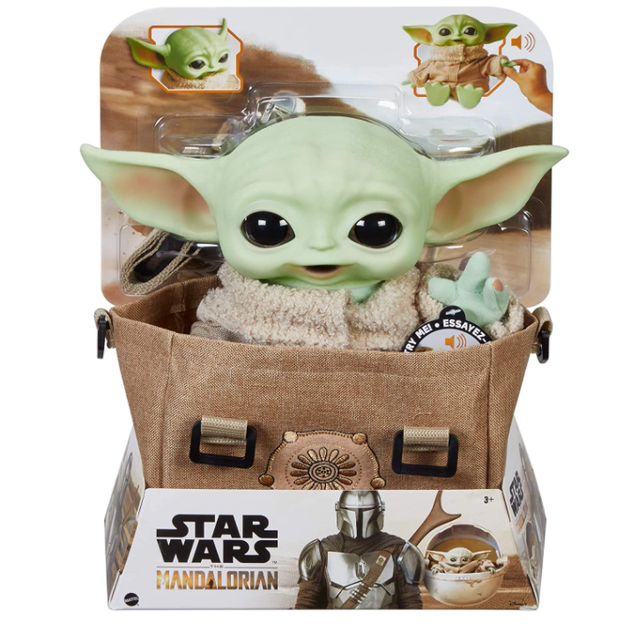 Мягкий Малыш Йода со Звуком Мандалорец Малыш Грогу Star Wars The