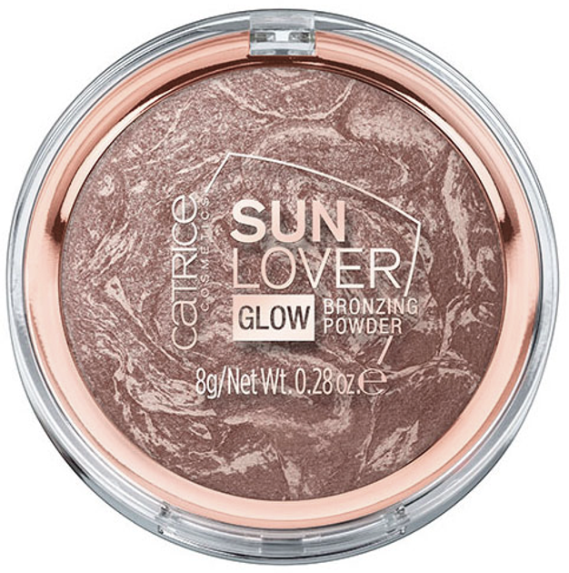 Puder Catrice Sun Lover Glow Bronzing Powder 010 Sun Kissed Bronze 8 g (4251232254884) - obraz 1