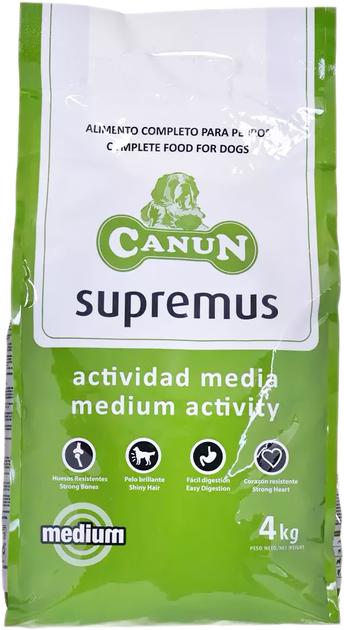 Корм для дорослих собак з антисептичними властивостями Canun supremus 4 кг (8437006714105) - зображення 1