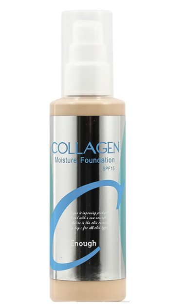 Зволожувальний тональний крем для обличчя Enough Collagen Moisture Foundation SPF 15 №23 100 мл - зображення 2