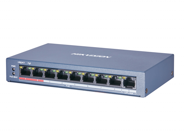 Комутатор Hikvision DS-3E0109P-E/M(B) - Фото 1 Комутатор Hikvision DS-3E0109P-E/M(B) - изображение 1