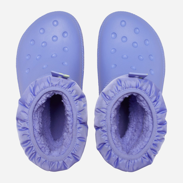 Śniegowce dziecięce dla dziewczynki Crocs CR207683 C7 23/24 Niebieskie (196265139767) - obraz 3