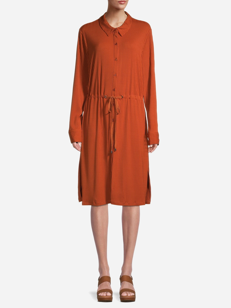 Сукня-сорочка міді жіноча Calvin Klein 31160931 L Помаранчева від Rozetka на платформі USKIDKA Акція на Сукня-сорочка міді жіноча Calvin Klein 31160931 L Помаранчева від Rozetka