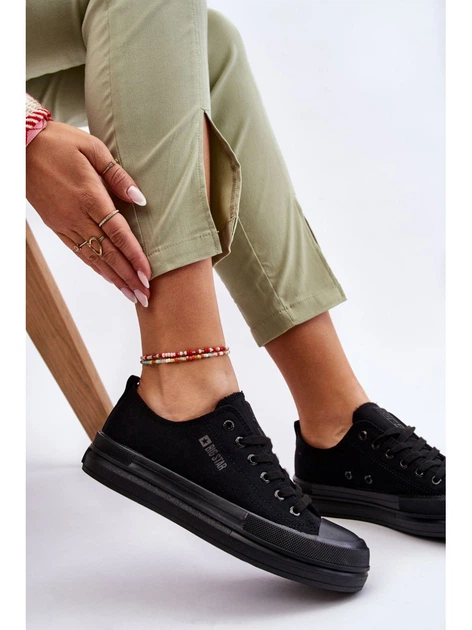 Trampki damskie na platformie Big Star LL274967 39 Czarne (5900714646257) - obraz 5