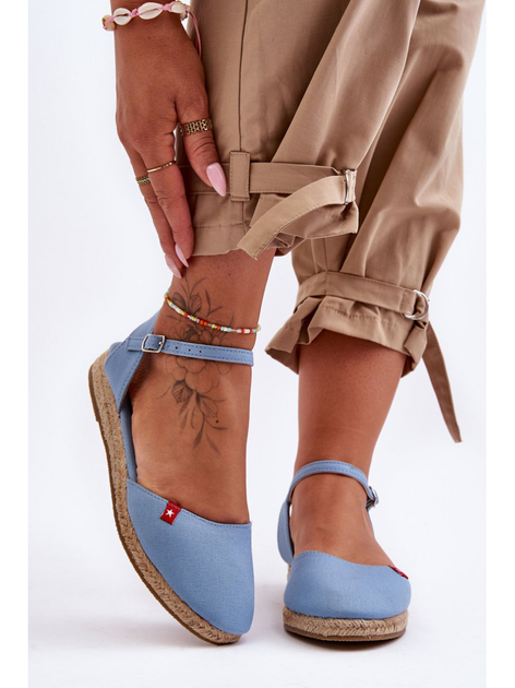 Жіночі еспадрильї Big Star FF274532 36 Блакитні (5900714184698) - зображення 4