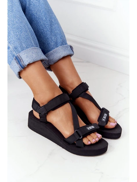 Жіночі сандалі Big Star FF274A349 38 Чорні (5900714213565) - зображення 5