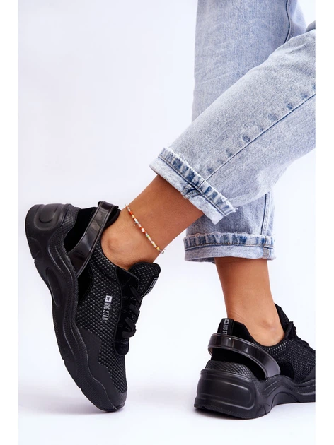 Sneakersy damskie Big Star LL274A065 39 Czarne (5900714633769) - obraz 6