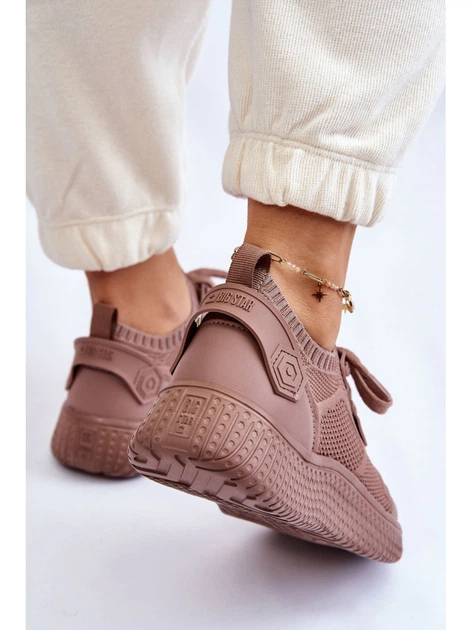 Жіночі снікери Big Star LL274416 41 Коричневі (5900714609092) - зображення 6