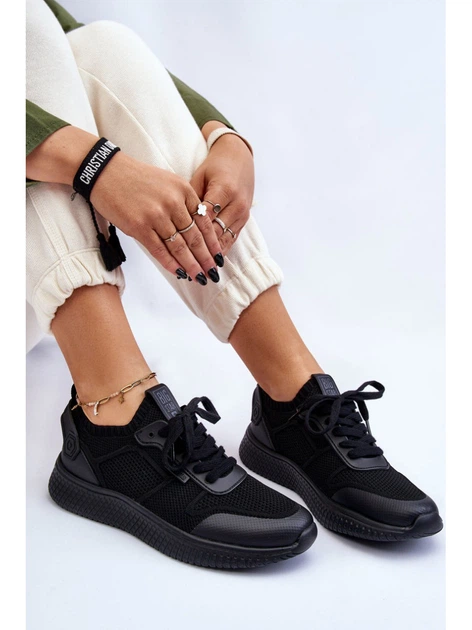 Жіночі кросівки Big Star LL274414 37 Чорні (5900714608934) - зображення 5