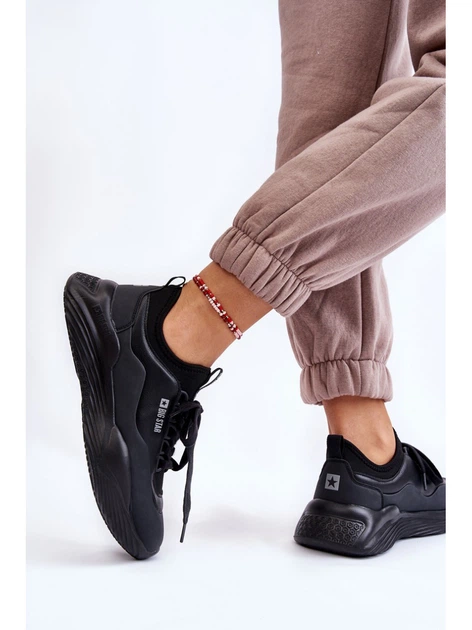 Жіночі снікери Big Star LL274419 38 Чорні (5900714609184) - зображення 6