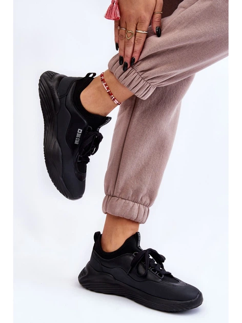 Жіночі снікери Big Star LL274419 41 Чорні (5900714609214) - зображення 3