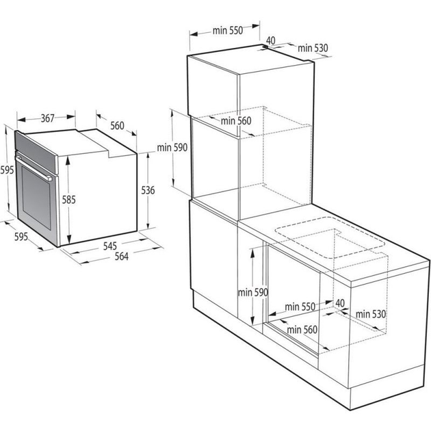 Електричний духовий шафа GORENJE BOS 6737 SYW - зображення 9