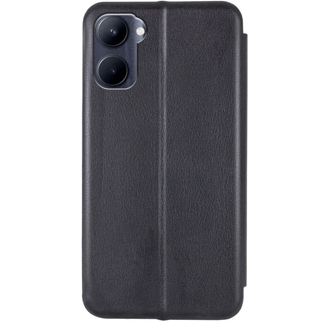 Кожаный чехол (книжка) Epik Classy для Realme C33 Черный - изображение 2