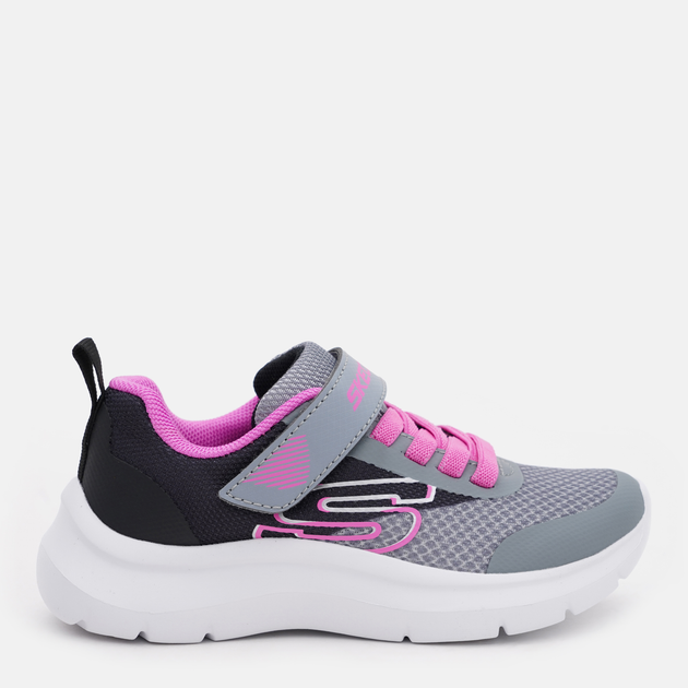 Детские кроссовки для девочки Skechers Fast Mesh Detail 303534L BKGY 32 ...