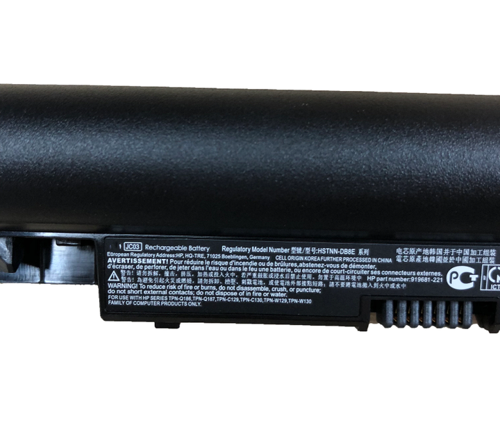 Аккумулятор HP JC03 10.95V 31.2WH 2850mAh HSTNN-LB7W HSTNN-DB8E HSTNN-PB6Y 850-919701 850- Оригинал (под заказ) - изображение 3