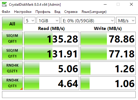 64Gb USB 3.1 + Type-C флеш накопитель OTG, 135мБ чтение / 78мБ запись, двухсторонняя флешка, красная - изображение 5