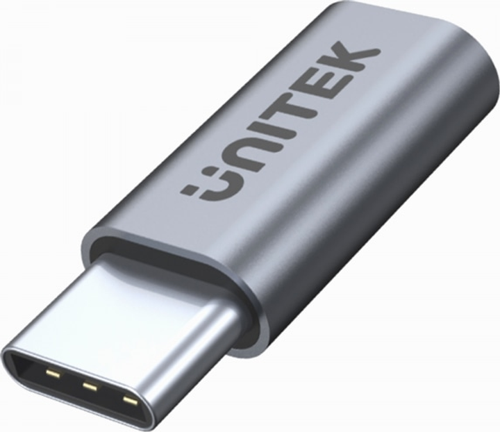 Unitek Y-A027AGY Przejściówka USB typu C na microUSB (Y-A027AGY) - obraz 2