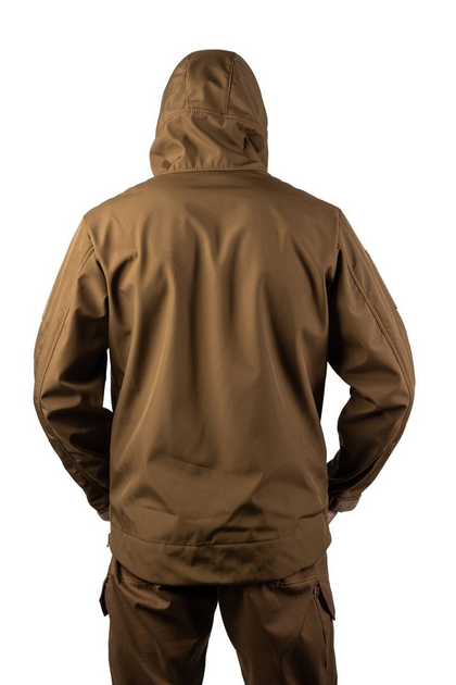 Тактична куртка SMILO soft shell L coyote - зображення 2