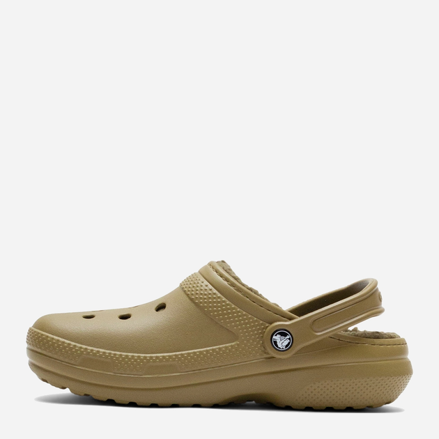 Chodaki damskie ocieplane Crocs Classic Lined Clog 203591-ALOE M6/W8 38-39 24 cm Aloe (196265161225) - obraz 3