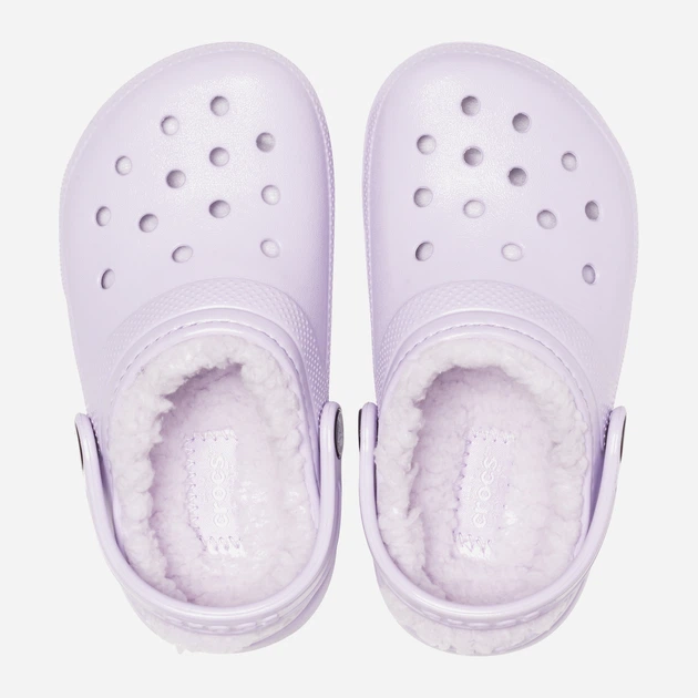 Chodaki damskie ocieplane Crocs Classic Lined Clog 203591-LVLV M6/W8 38-39 24 cm Lvlv (191448350786) - obraz 3
