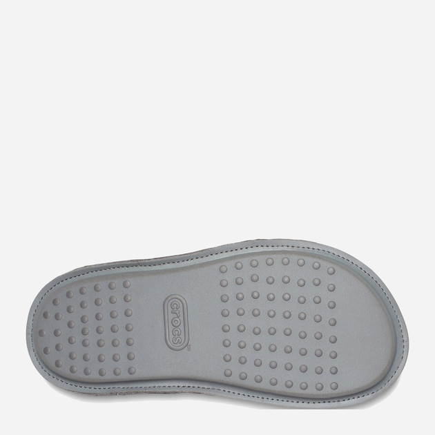 Kapcie domowe męskie Crocs Classic 203600-CHCA M12 46-47 30 cm Szare (191448385788) - obraz 5