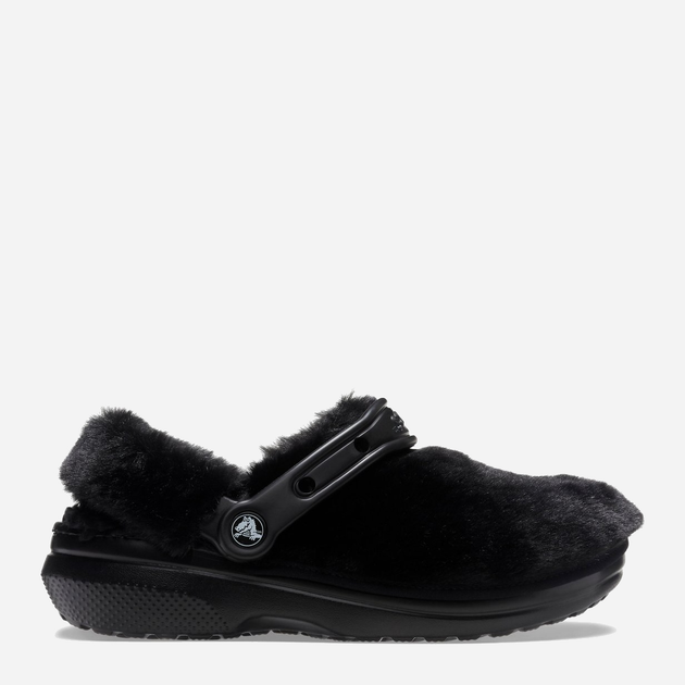 Жіночі крокси утеплені Crocs Classic Fur Sure 207303-BLK W9 39-40 25 см Blk (191448821583) - зображення 1