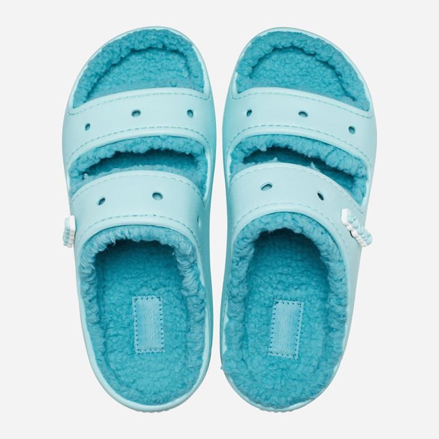 Klapki damskie Crocs Classic Cozzzy Sandal 207446-PUWA M6/W8 38-39 24cm Niebieskie (191448981515) - obraz 4