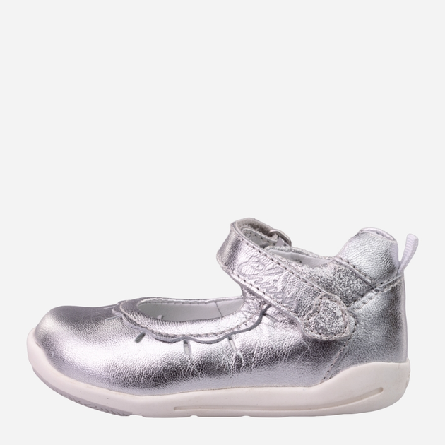 Дитячі туфлі для дівчинки Chicco 010.63513-020 23 14.5 см Сріблясті (8051182086094) - зображення 3