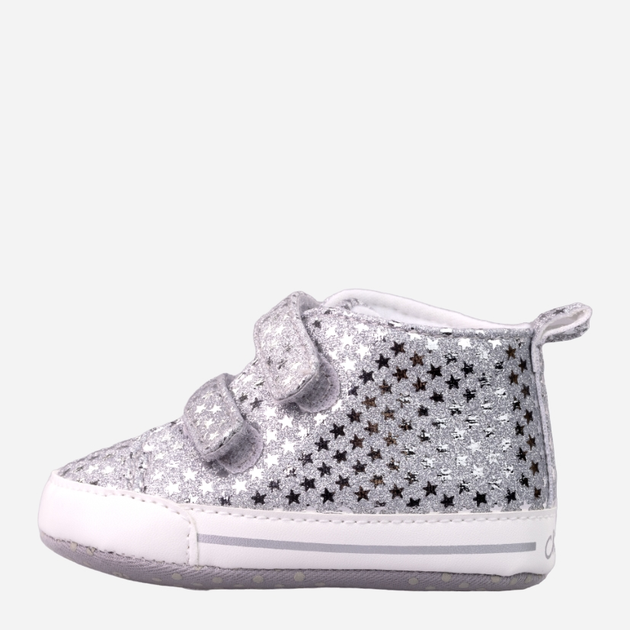 Buciki niechodki niemowlęce dla dziewczynki sneakersy Chicco Polacchini 01061403000000-090 17 Szare (8051182064726) - obraz 3