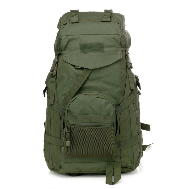 Тактичний рюкзак на 60л (35x27x60см), М14 Оливковий - зображення 2