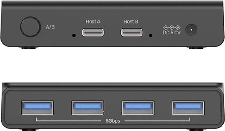 KVM-перемикач Unitek 4x USB-A 5 Гбіт/с активний (4894160048448) - зображення 5