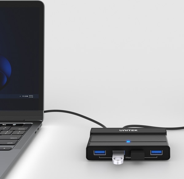 KVM-перемикач Unitek 4x USB-A 5 Гбіт/с активний (4894160048448) - зображення 6