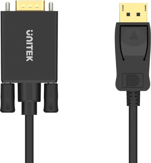 Адаптер Unitek DisplayPort-VGA 1.8 м (4894160010506) - зображення 3