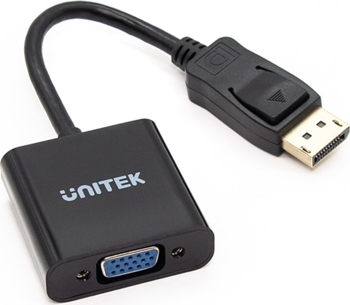 Адаптер Unitek DisplayPort-VGA FullHD (4894160010490) - зображення 5