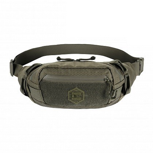 Сумка тактическая через плечо на грудь M-TAC Waist Bag Elite Hex Ranger Green для мультитула и турникета (сумка на пояс) - изображение 1