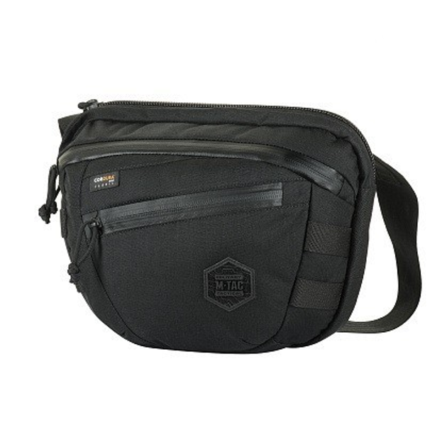 Сумка тактична через плече M-TAC Sphaera Hardsling Bag Large Elite Black для пістолета - зображення 1