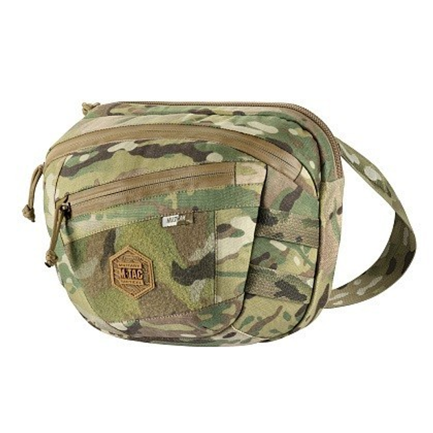 Сумка тактична через плече на груди M-TAC Sphaera Hardsling Bag Large з липучкою Elite Multicam для пістолета - зображення 1