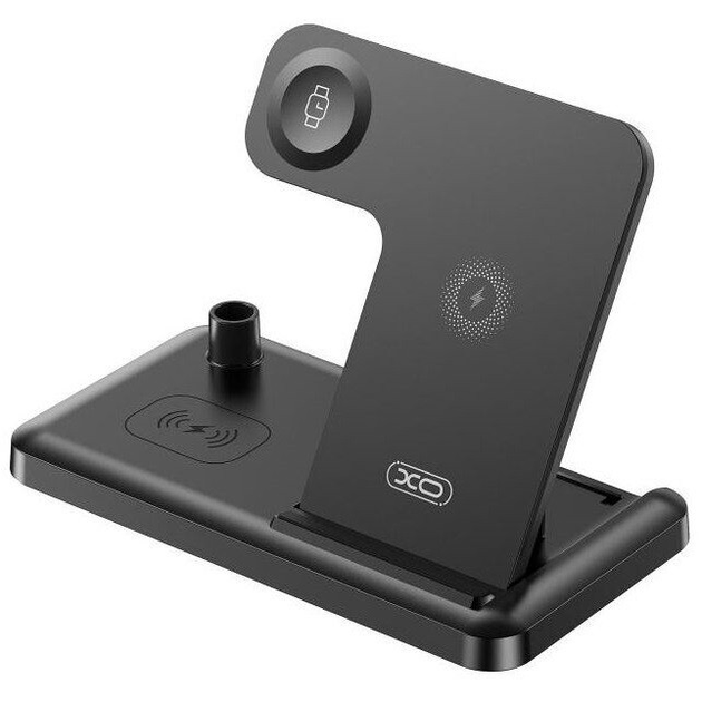 Беспроводная зарядка 4в1 iPhone/Apple Watch/AirPods/ Apple Pen 15W XO ...