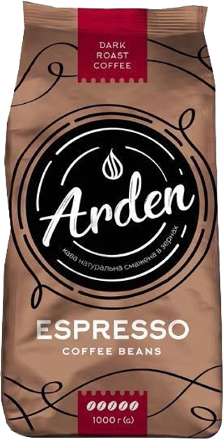 Акція на Кава Arden Espresso натуральна смажена в зернах 1 кг від Rozetka