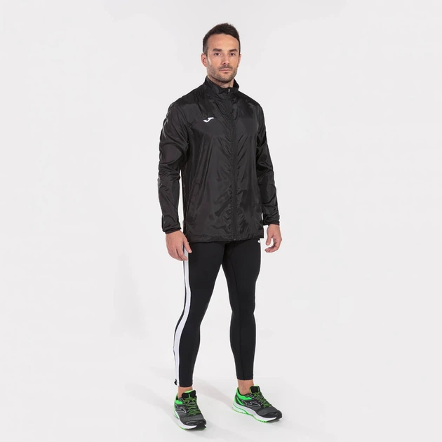 Куртка вітрозахисна JOMA elite vii windbreaker black M (101602.100) - Фото 3 Куртка вітрозахисна JOMA elite vii windbreaker black M (101602.100) - изображение 3