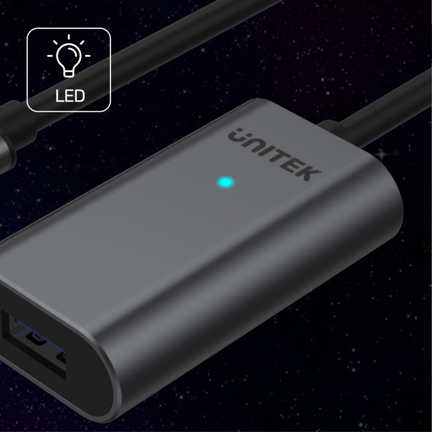 Przedłużacz Unitek USB Typ C - złącze USB Typ A/DC 5 m (U304A) - obraz 4