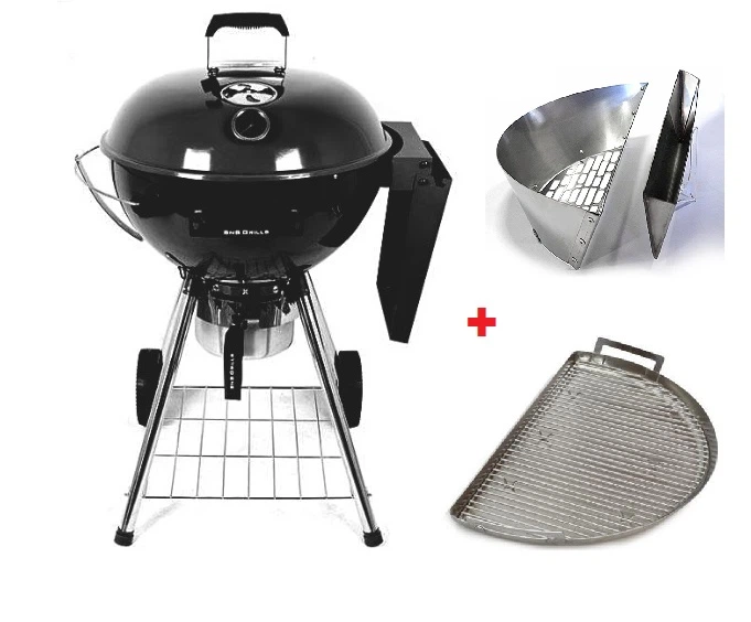 Угольный гриль Slow and Sear Original Kettle SnS, 57 см Deluxe ed