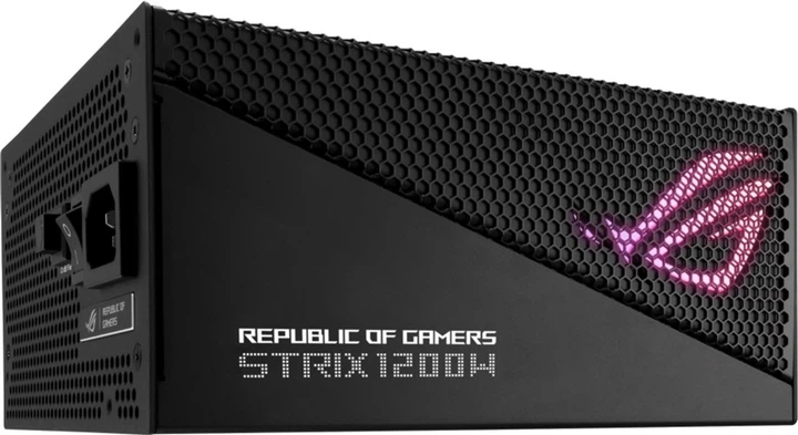 Блок живлення Asus ROG STRIX PCIE5 1200W Gold Aura Edition (90YE00P0-B0NA00) - зображення 6