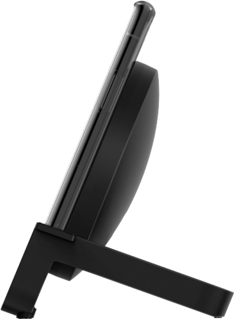 Бездротова зарядка Belkin 10W Charging Stand with PSU Micro USB BLK (WIB001VFBK) - зображення 2
