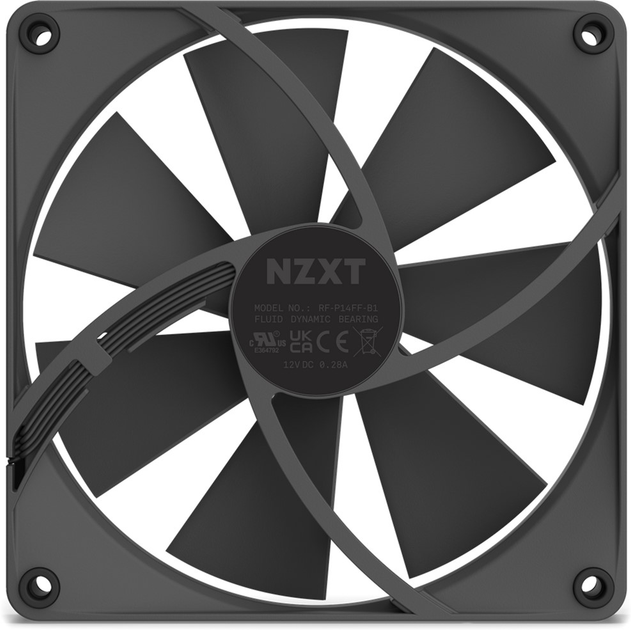 Вентилятор NZXT F140P 140 мм Black (RF-P14SF-B1) – фото, отзывы ...