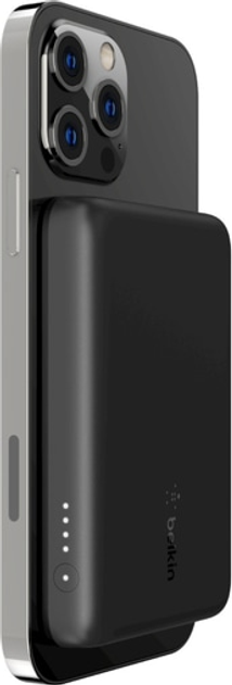 Ładowanie bezprzewodowe Belkin 2,5k Magnetyczny bezprzewodowy power bank CZARNY (BPD002BTBK) - obraz 5