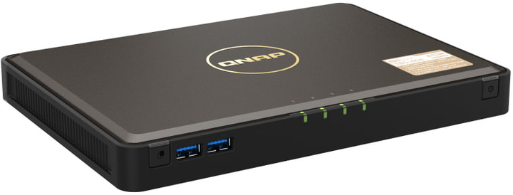 Serwer plików QNAP TBS-464 4 gniazda 8 GB DDR4, Czarny (TBS-464-8G) - obraz 4
