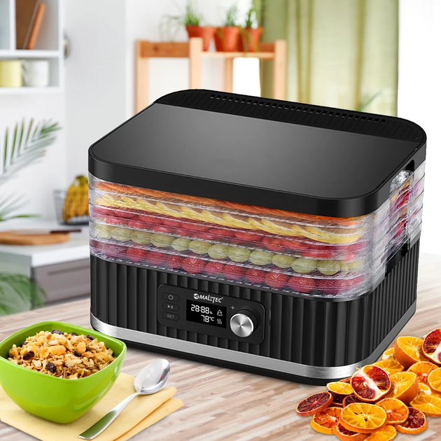 Сушилка для овощей, фруктов, грибов Maltec DryExpert450W Черная - изображение 9