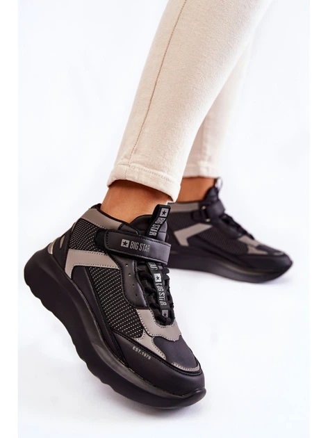 Sneakersy damskie Big Star KK274403 38 Czarne (5900714580315) - obraz 6